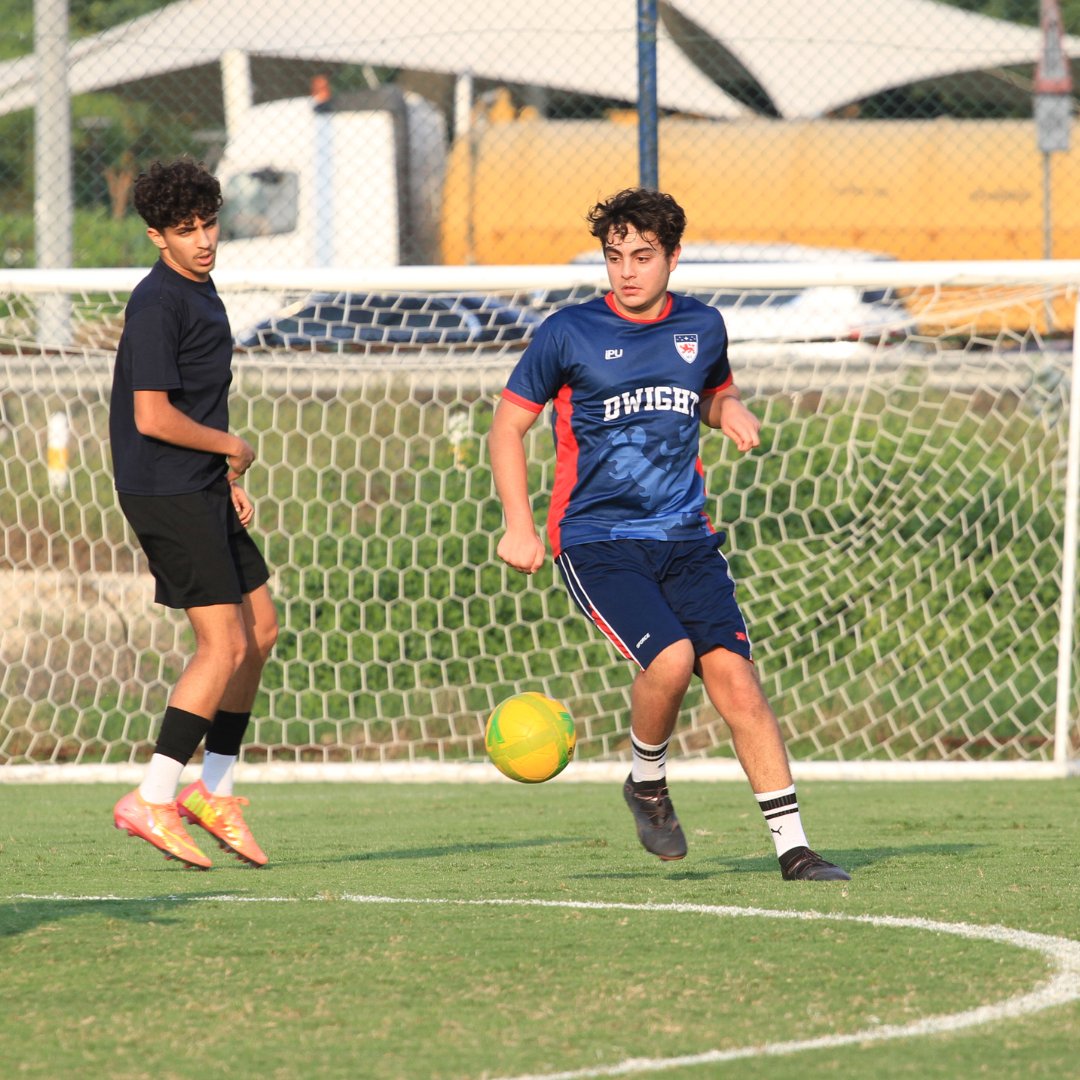 DwightSchoolDXB's tweet image. Yesterday, our U13 and U16 boys football teams took to the pitch to take on RGS and GWA, in their last league games of the term. 

Dwight U13 Boys vs RGS - Win 5-1
Dwight U16 Boys vs GWA - Win 5-0

#SparkOfGenius #DwightSchoolDubai #IB