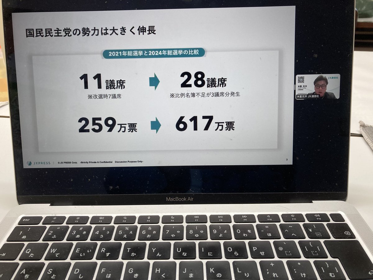 Image for the Tweet beginning: 選挙ドットコムセミナー「国民民主党617万票の原動力、たまき流ネット選挙を徹底分析！」視聴。 