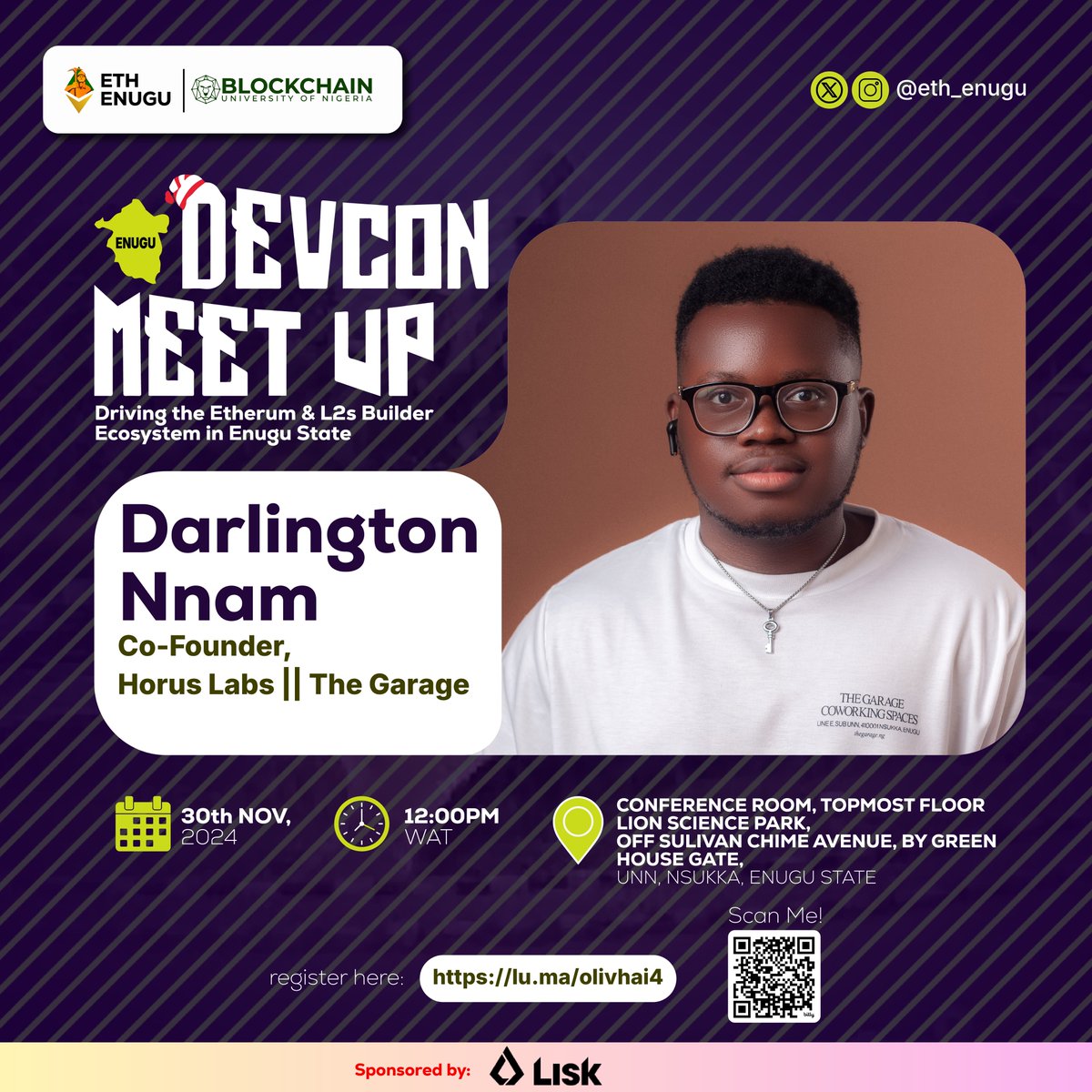 Eth_Enugu's tweet image. Introducing our first lineup of speakers for the #EnuguDevconMeetup🔥🔥

Meet @judicodes &amp;amp; @0xdarlington, ecosystem leaders in Enugu who made it to Bangkok 🇹🇭 for the @EFDevcon #Devcon2024!!

Join us, tomorrow 30th Nov as they share their experiences.

🔗: lu.ma/olivhai4