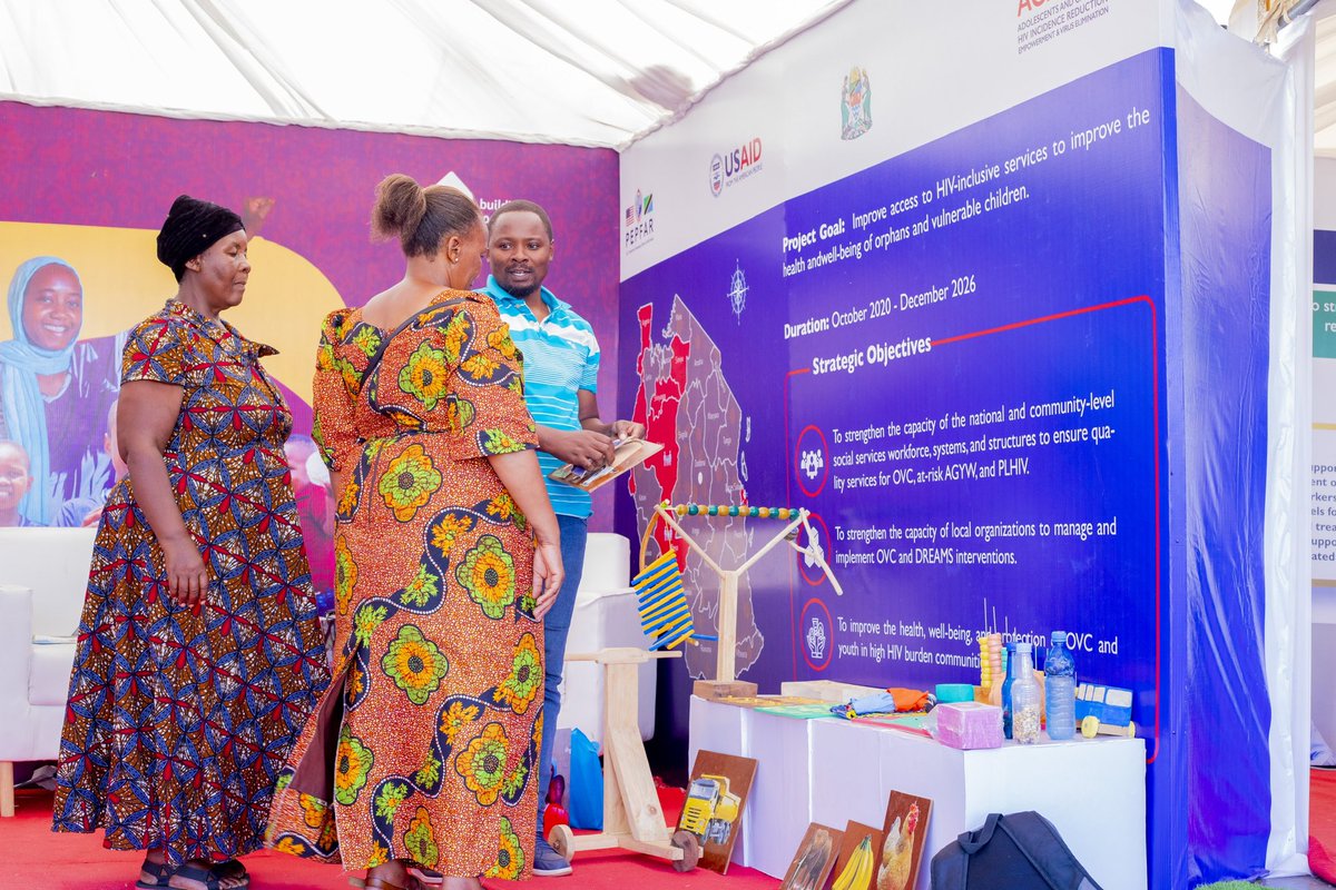 PactTanzania's tweet photo. Are you attending the National Commemoration of #WAD2024 at Majimaji Stadium? 

Discover how our Early Childhood Development project, funded by the @hiltonfound, supports health and well-being from the very start.

Come, engage, &amp; see the impact we are making.

#UniteToReachAll https://t.co/LIPu4aA34g