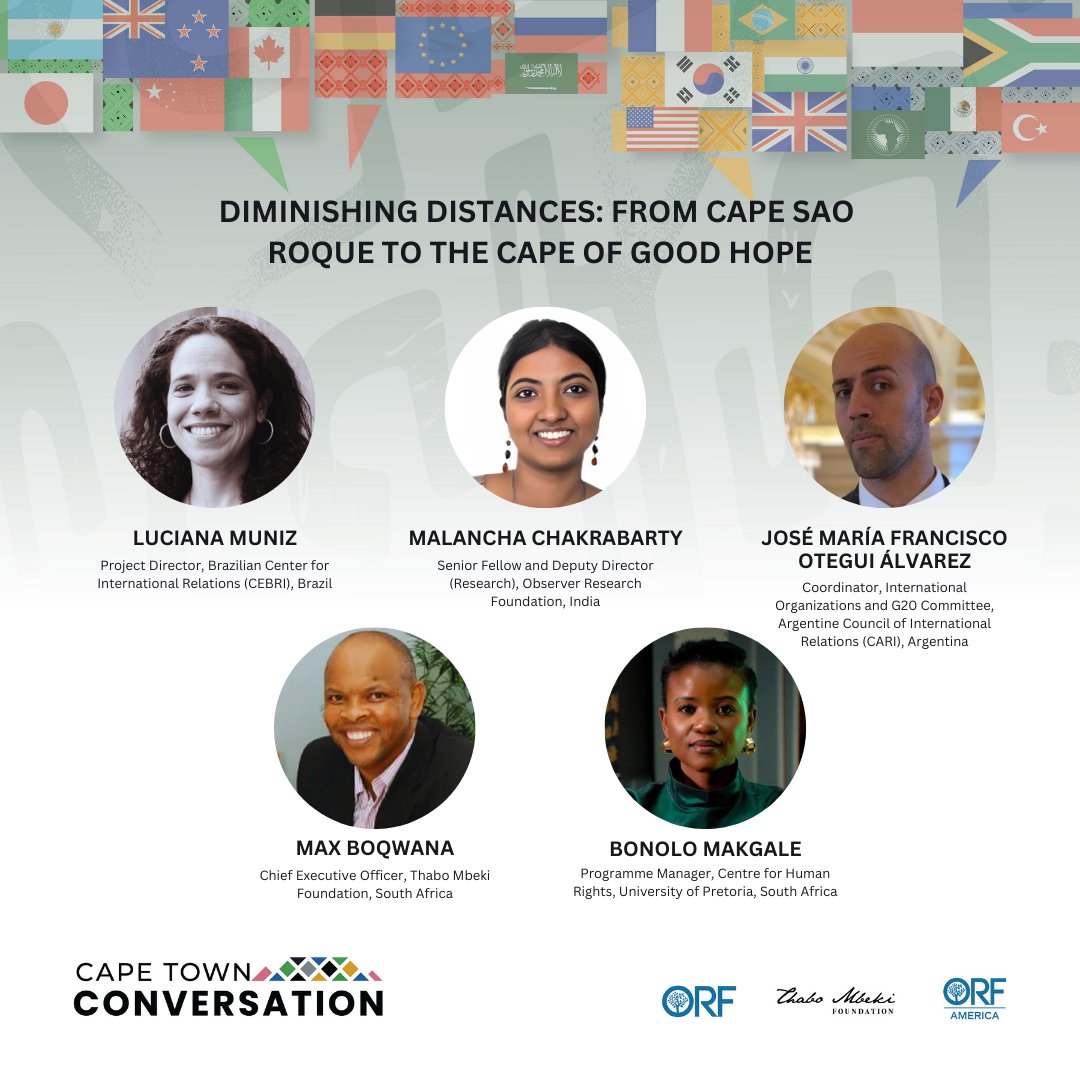 My most sincere gratitude to <a href="/orfonline/">ORF</a> and <a href="/TMFoundation_/">Thabo Mbeki Foundation</a> for the invitation to the #CapeTownConversation! Excellent conference on global governance with many experts from all around the world, and always pleased to see my good friends from the Raisina #AFGG