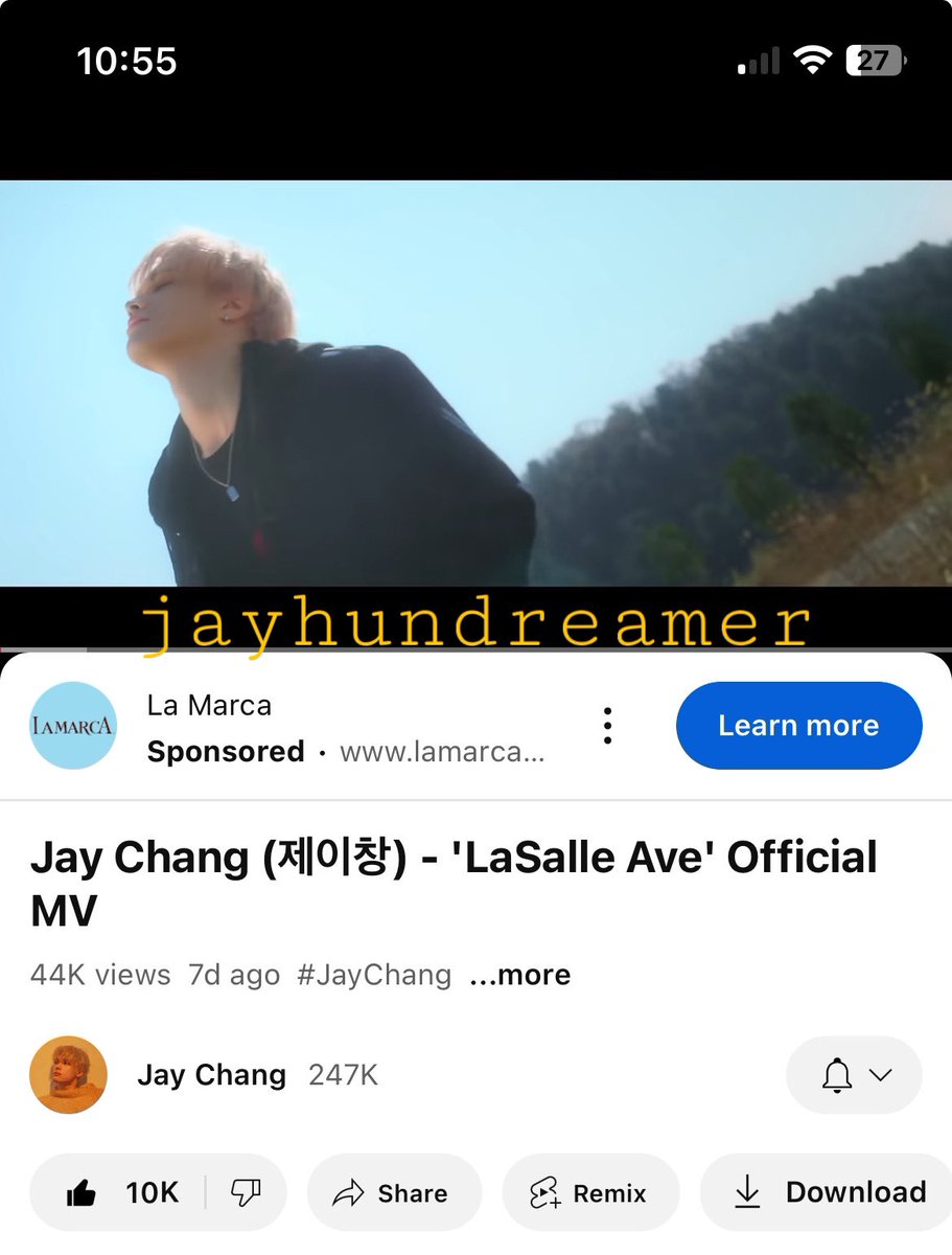 sunlightnheart's tweet photo. Keep streaming LaSalle Ave MV!! We got over 2K views in a day since I posted my GA and we’re almost to 45K and then we’ll be closer to 50K!! Let’s work harder ☺️

 #JAYCHANG #제이창 #Jays_Neighborhhood #LaSalleAve #kpopga #Giveaway https://t.co/2yb6mqxcsw