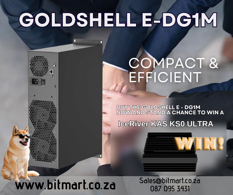 BitmartSA's tweet image. 🖤 Every Day is #BlackFridayDeals  at #Bitmart !
Shop Now for #AsicMiner's &amp;amp; #Hardwarewallets and enjoy unbeatable #Deals  all year round.
🎉 Year-End Giveaway Alert: Spend R40k &amp;amp; stand a chance to WIN the #IceRiverKASKS0ULTRA Miner!
💻 Shop: bitmart.co.za
#CryptoMining