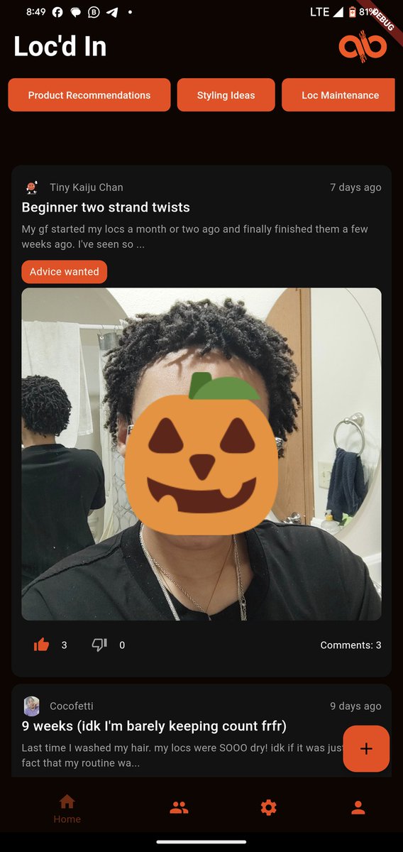 JaeGondwe's tweet image. Loc’d In:
🌿 Celebrate your loc journey with Loc’d In! Share tips, track your progress, get styling ideas, and connect with the loc’d community

📲 Join us today: play.google.com/store/apps/det…

#LocdIn #DreadlockCommunity #NaturalHairJourney #Locs #dreads #dreadlocs #hair #redcode