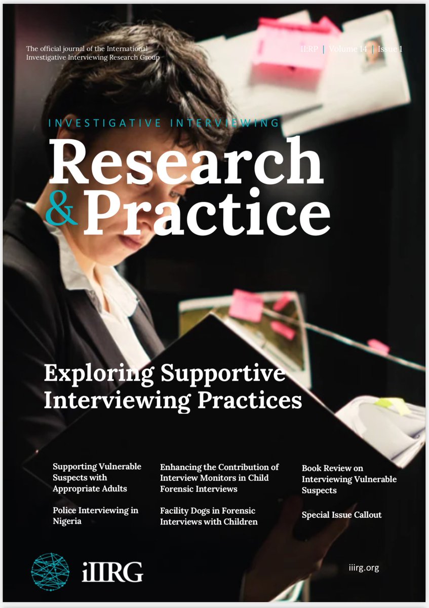 ‼️Hot off the press; II-RP volume 14 ‼️

iiirg.org/resources/ii-r…

Thank you to all the fantastic iIIRG members and authors for their submissions. We would also like to express a huge thank you to all our reviewers who helped make this addition possible!