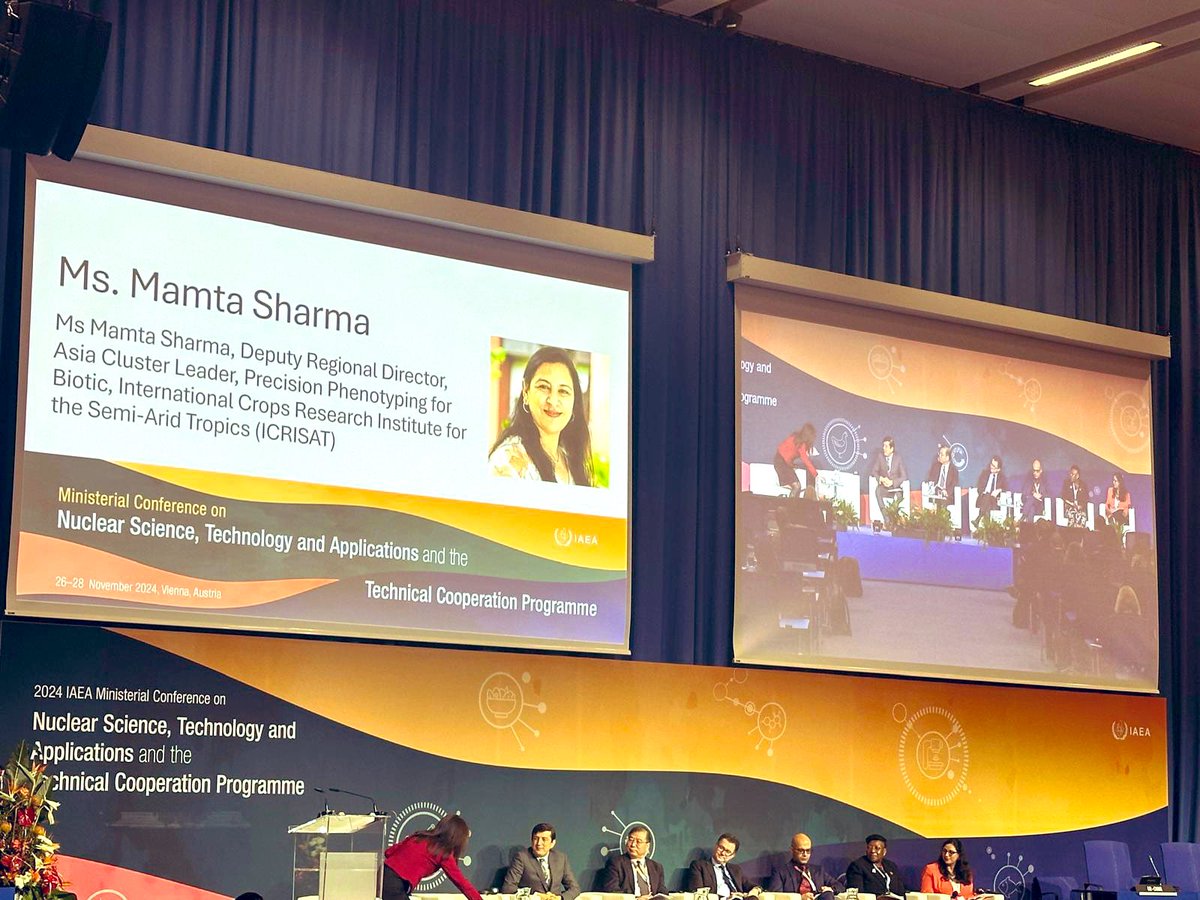 Mamta Sharma (@mamtasharma_1) on Twitter photo Had an incredible opportunity to attend high level #IAEAMinisterial meeting <a href="/iaeaorg/">IAEA - International Atomic Energy Agency ⚛️</a> @Vienna. Honoured to be panelist -#climatechange for sustainable planet with #USAID #UNFCCC #CAAS & member state ministers. Had an incredible opportunity to attend high level #IAEAMinisterial meeting <a href="/iaeaorg/">IAEA - International Atomic Energy Agency ⚛️</a> @Vienna. Honoured to be panelist -#climatechange for sustainable planet with #USAID #UNFCCC #CAAS & member state ministers.