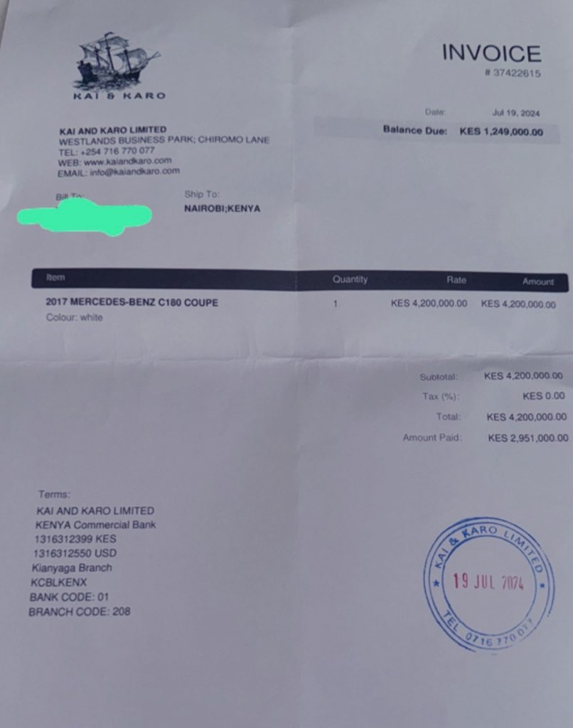 Rein (@asamoh_) on Twitter photo Well <a href="/KhalifKairo/">khalif kairo</a> took 100% payments from clients to import cars. The suppliers shipped cars on credit. He didn’t pay suppliers and never delivered on the clients too. Instead he was using clients money to treat Mrs. Wang and buy smart watches to floss at <a href="/kai_and_karo/">KAIANDKARO.COM</a> Well <a href="/KhalifKairo/">khalif kairo</a> took 100% payments from clients to import cars. The suppliers shipped cars on credit. He didn’t pay suppliers and never delivered on the clients too. Instead he was using clients money to treat Mrs. Wang and buy smart watches to floss at <a href="/kai_and_karo/">KAIANDKARO.COM</a>