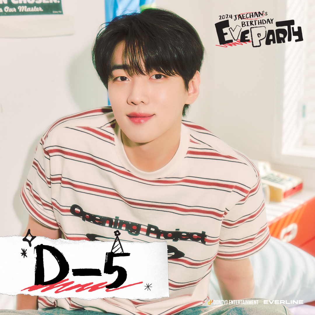 EVERLINECONCERT's tweet photo. [📢] #재찬 #JAECHAN
2024 JAECHAN‘s BIRTHDAY [EVE PARTY]

✨D-5✨

📌티켓링크
KR🔗 https://t.co/kbcvH3Gk65
GL🔗 https://t.co/nHE803HT0l

🎬라이브 스트리밍
🔗 https://t.co/nwKaH1IOx3

#재찬 #JAECHAN #EVE_PARTY #DKZ
#에버라인 #EVERLINE https://t.co/fEpbfUcLbs
