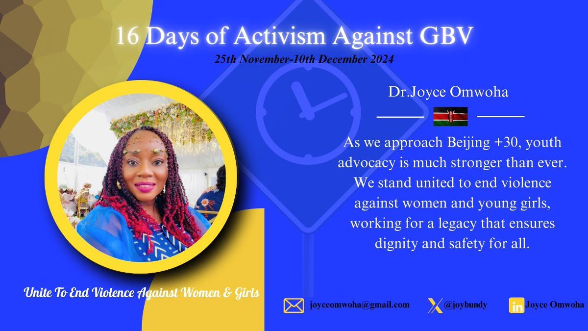 joybundy's tweet photo. The 16 Days of Activism against Gender-Based Violence aims to raise awareness and mobilize action to end all forms of violence against women and girls; physical, sexual and psychological forms of violence https://t.co/NbmGFiZV0L