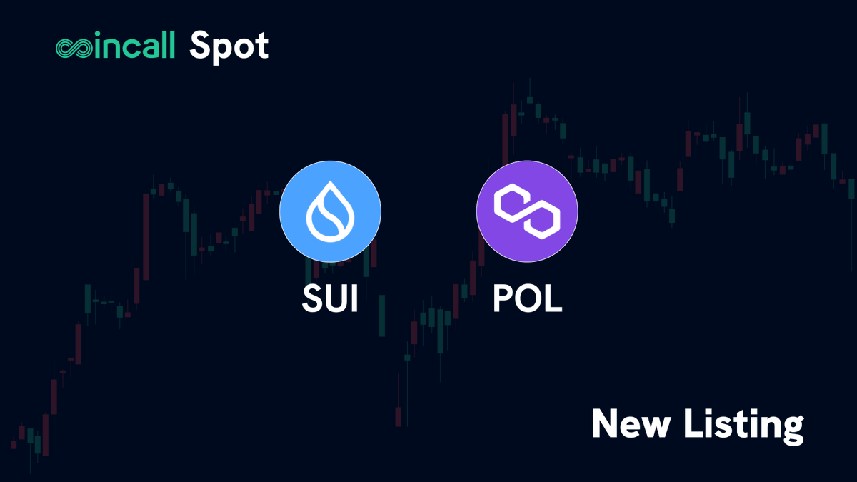 Sui（SUI）とPOL（MATIC）の現物取引を開始しました🎊

✅SUI/USDT取引ページ：
coincall.com/spot/UIUSDT

✅POL/USDT取引ページ：
coincall.com/spot/POLUSDT

この機会に、暗号資産取引をぜひお楽しみください！