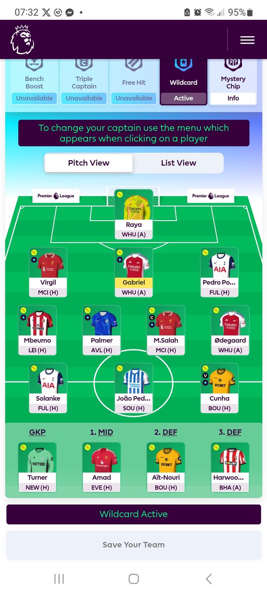 juicymonkeymilk's tweet photo. @FPL_Chubbs My wildcard effort https://t.co/fVoWydY9j5