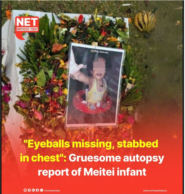 Have 'Indian' newspapers covered the horrific and brutal murder of this 10-month infant Hindu boy by Kuki terrorists on their front pages?

His name was Laishram Lamnganba Singh .

He was shot in the knee, stabbed in the chest, and hit with a blunt object on the jaw, as per the