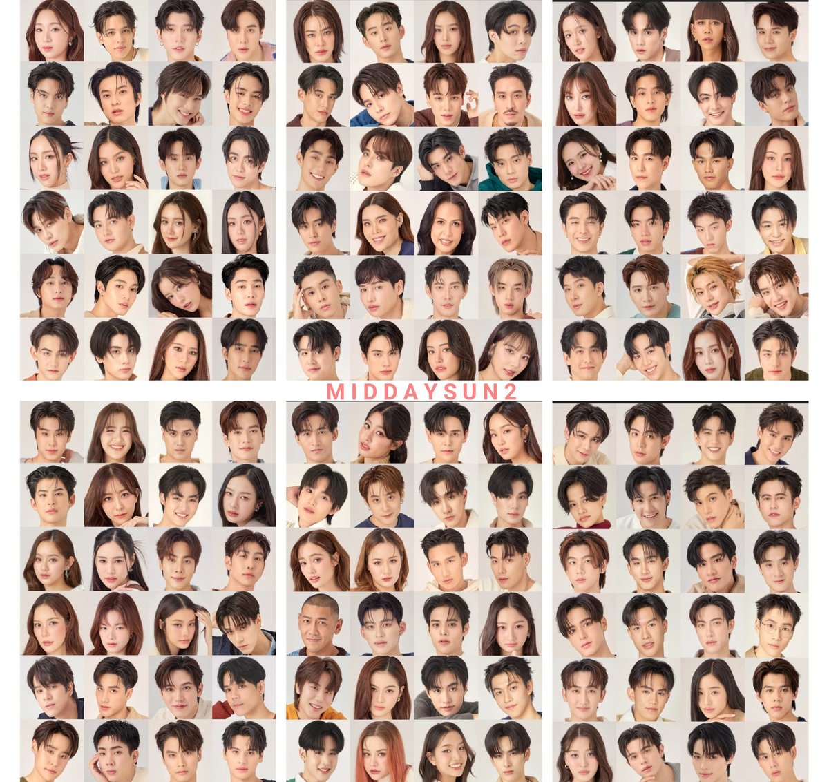 GMMTV 2024 : 120 ARTISTS
GMMTV 2025 : 144 ARTISTS

(-8) Bimbeam, Euro, Fah, Jane, Lookjun, Neen, Pepper, Toy.
(+32) Acare, Aston, Boun, Chari, Chelsea, Fluke Jeeratch, Franch, Guitar, Jingjing, Juno, Ken Kanthee, Khaokla, Lukeso, Mantra, Mewnich, Mim, Mint, Ohm Thitiwat, Paul,