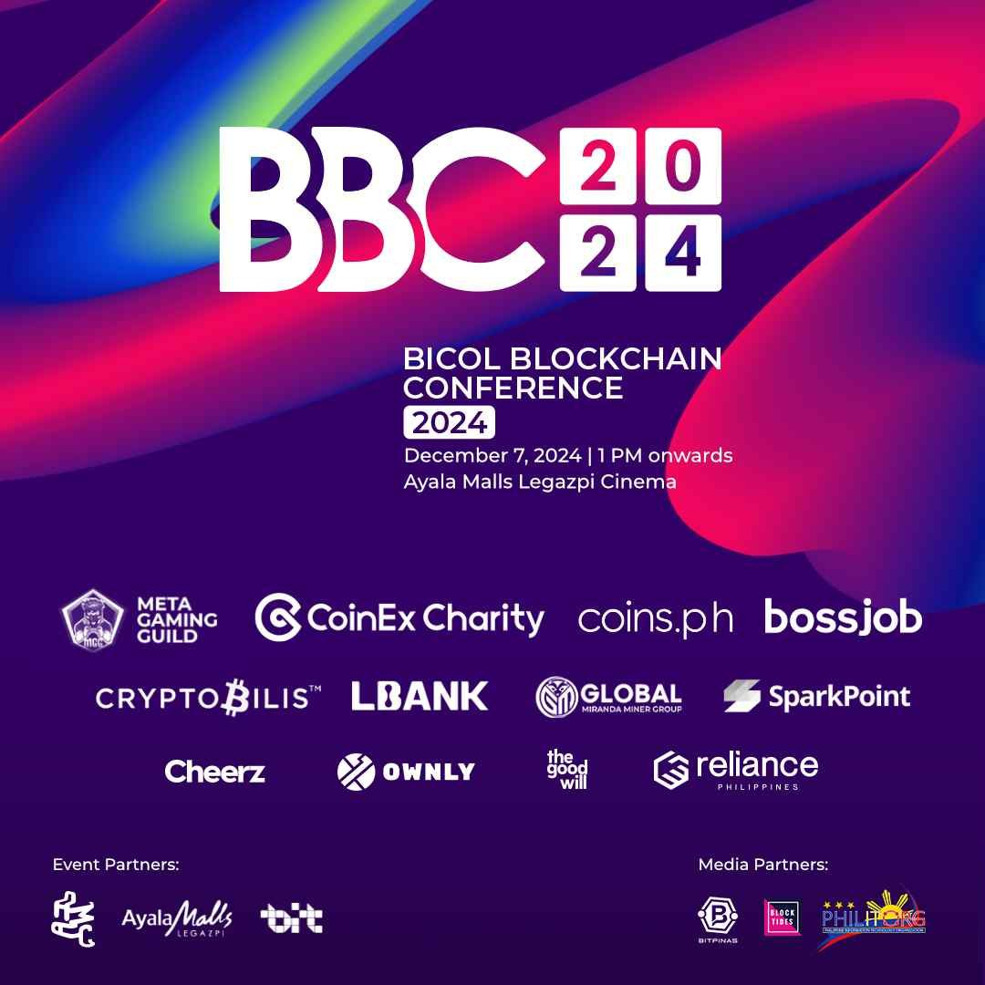 BicolBlockchain's tweet image. Now in its 3rd edition, the Bicol Blockchain Conference brings together industry leaders, educators, and students to drive growth and innovation in the region&apos;s IT and tech sectors. With insightful keynote speeches, dynamic panel discussions, and engaging fireside chats.