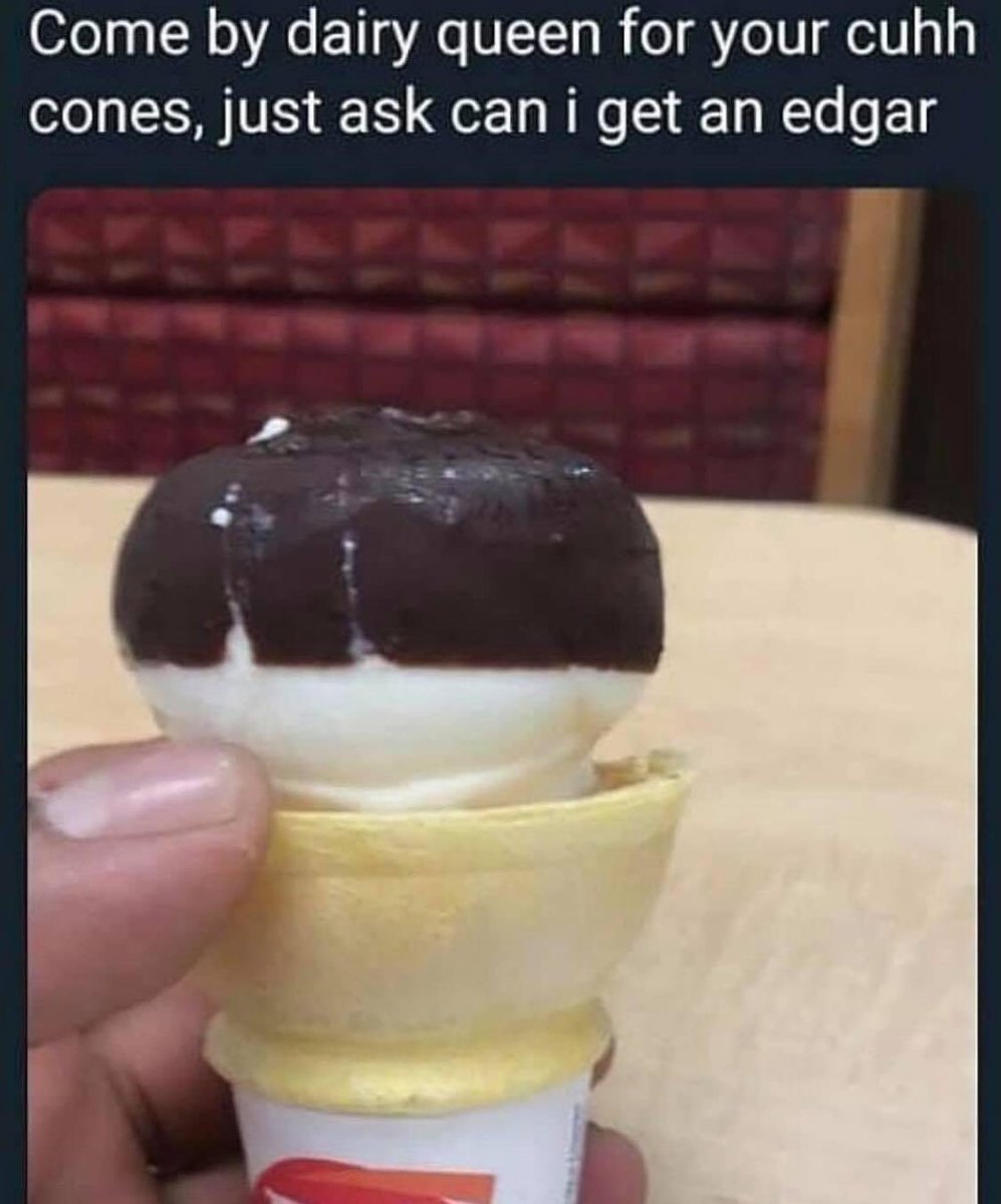 edgar69sol's tweet photo. @DairyQueen $EDGAR cones are crazy😭
#HappyThanksgiving #EDGAR #crypto https://t.co/dn0Tu1i5oK