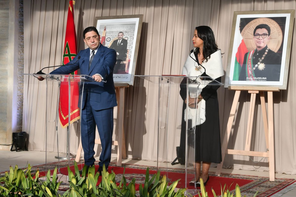 Un moment historique pour Madagascar : inauguration de notre ambassade à Rabat, symbole de l’amitié et de la coopération renforcée entre Madagascar et le Maroc. Une nouvelle ère diplomatique s’ouvre. 🇲🇬