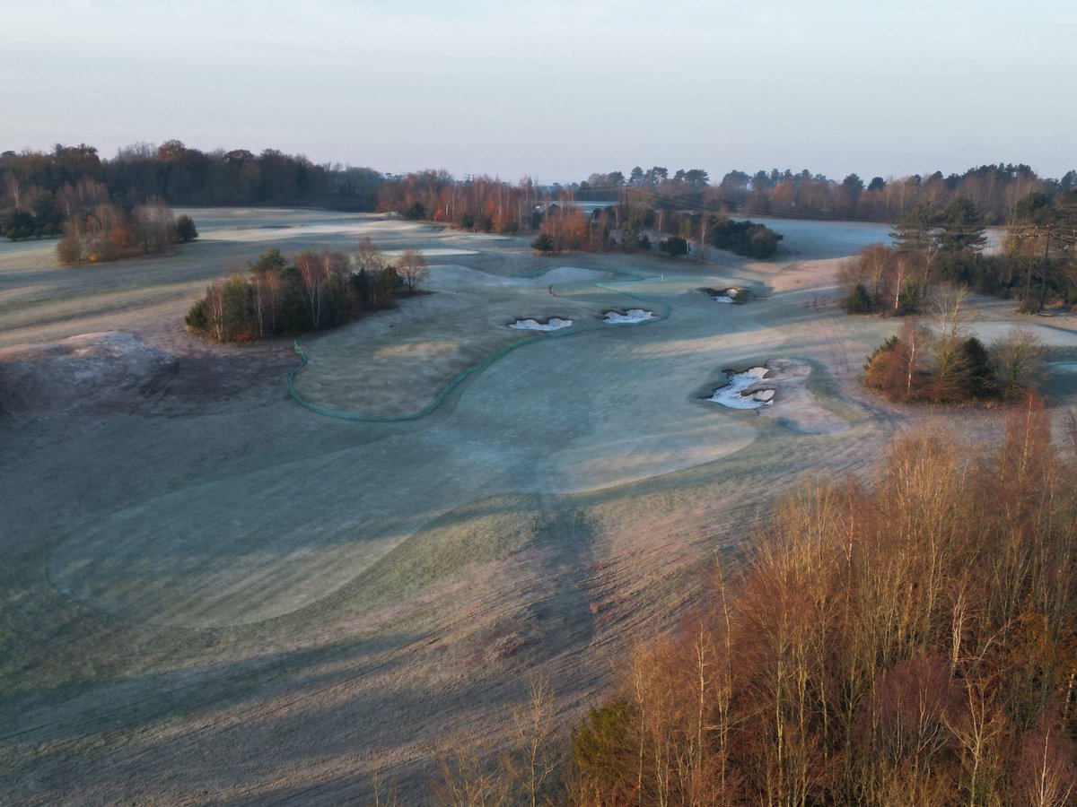 Phase 3 Wandlebury Construction drawing to a close <a href="/gogmagog_golf/">The Gog Magog G.C.</a> ... Great work on Hole 13 with hydroseeded fairway beginning to emerge 🙌🏻

Great work <a href="/GogMagogTeam/">Gog Magog Estates Team</a> 👏🏼
<a href="/golfarchitects/">Mackenzie & Ebert</a>