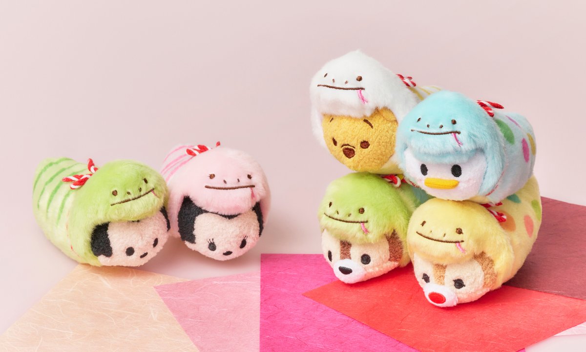 タグ付き·新品 ディズニー ツムツム 2025 干支 へび 巳 全6個セット ① 🐍━… 2025年の干支 巳(ヘビ)モチーフのグッズが登場✨ …━🐍 巳の