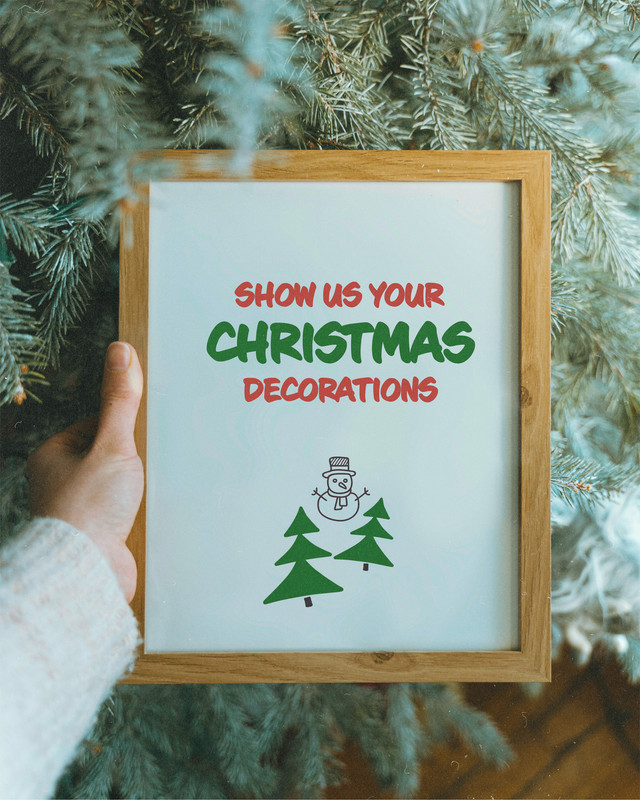 Post a pic below! Or do you think it’s too early? 🎄