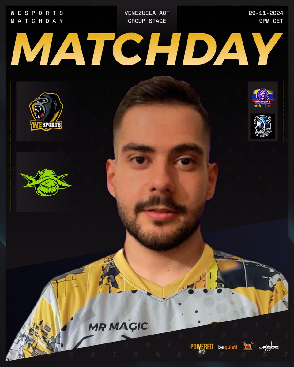 WeSports Mobilegaming (@wesports_cr) on Twitter photo ➖MATCHDAY➖
📆 29.11.24
⏰ 9PM CET
🏟️ <a href="/VenezuelaAct_CR/">VenezuelaAct</a>
X @PhantomCRL
🆚 <a href="/Magical_Goblins/">Magical Goblins</a>
#WeSWEEP ➖MATCHDAY➖
📆 29.11.24
⏰ 9PM CET
🏟️ <a href="/VenezuelaAct_CR/">VenezuelaAct</a>
X @PhantomCRL
🆚 <a href="/Magical_Goblins/">Magical Goblins</a>
#WeSWEEP