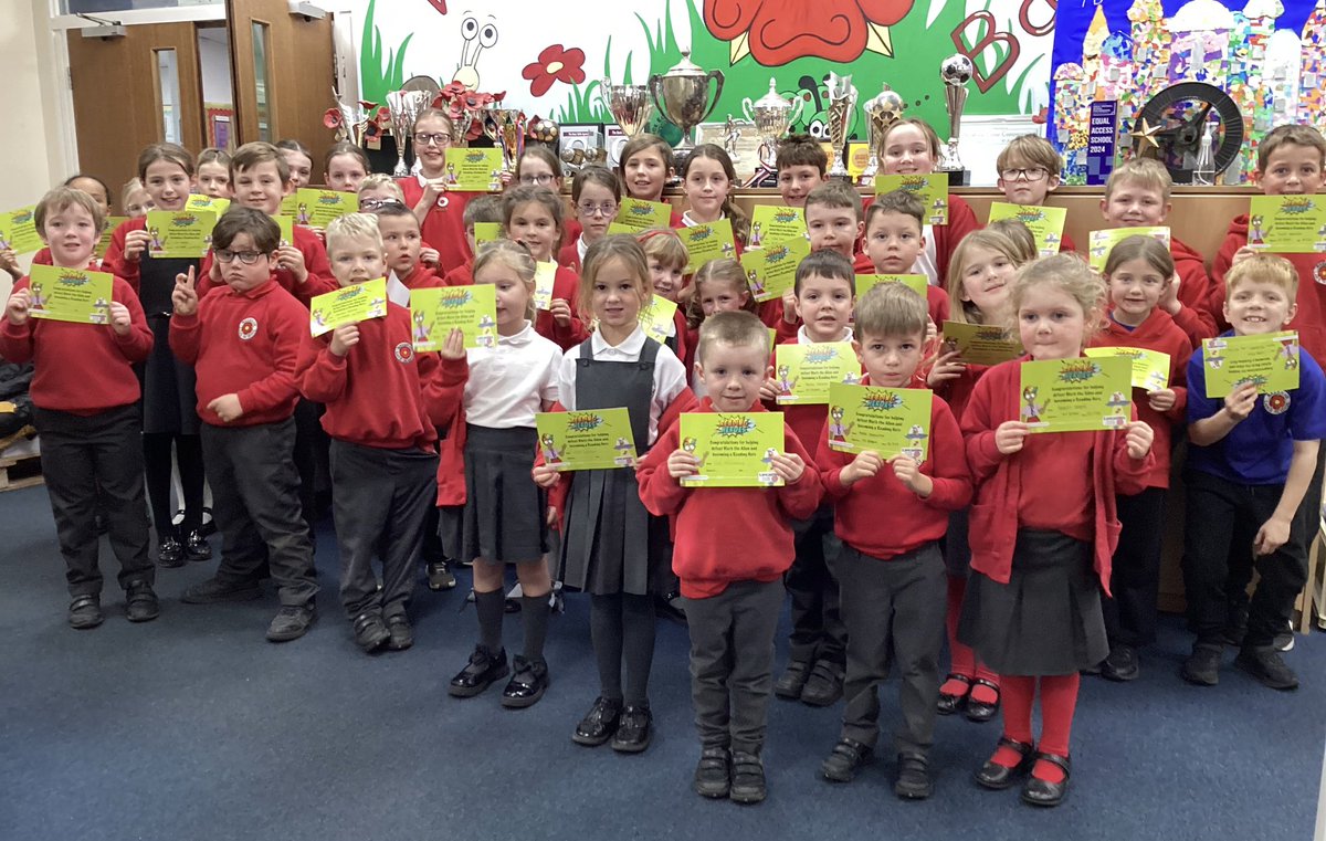 All of our Summer Reading Challenge completers. Well done to all of them! ❤️📚👏☺️ <a href="/FrdsEuxtonLibry/">Friends of Euxton Library</a> <a href="/EuxtonCouncil/">Euxton Council</a>