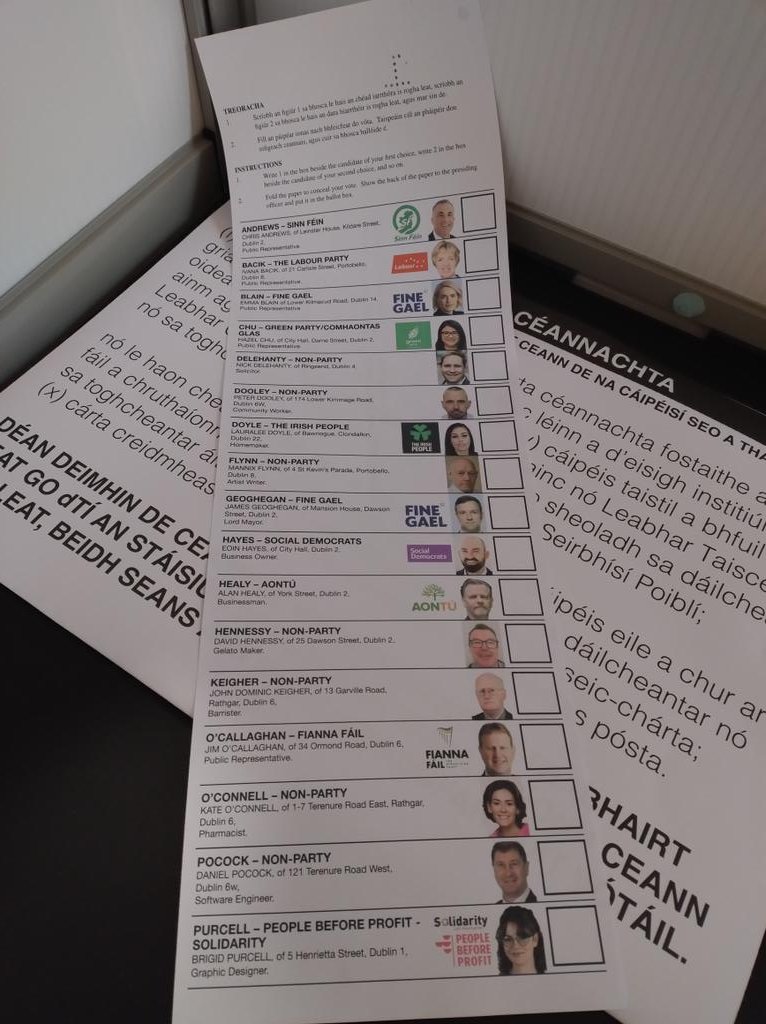 Irish Election Projections tweet media