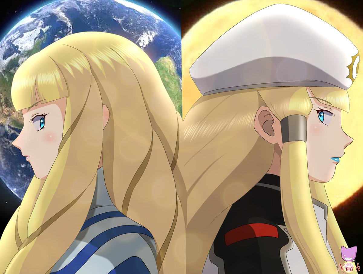 高橋理恵子 さん生誕祭(11/28)

「∀ガンダム」
キエル・ハイム 嬢
ディアナ・ソレル 陛下

２枚目は過去絵です

#ターンエーガンダム
#みんなで楽しむTwitter展覧会