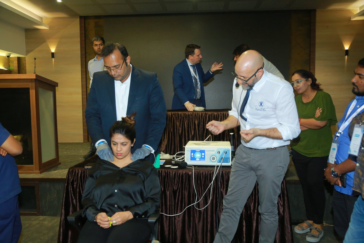 Aerobe &amp; Telea Medical hosted the QMR Masterclass at Yashoda Hospitals, Hyderabad, showcasing QMR therapy for physiotherapy &amp; rehab.

Special thanks to Dr. Luca Buzzacchera for leading an insightful session on tissue regeneration.

Hands-on demos with Q-Physio! #InnovationInRehab