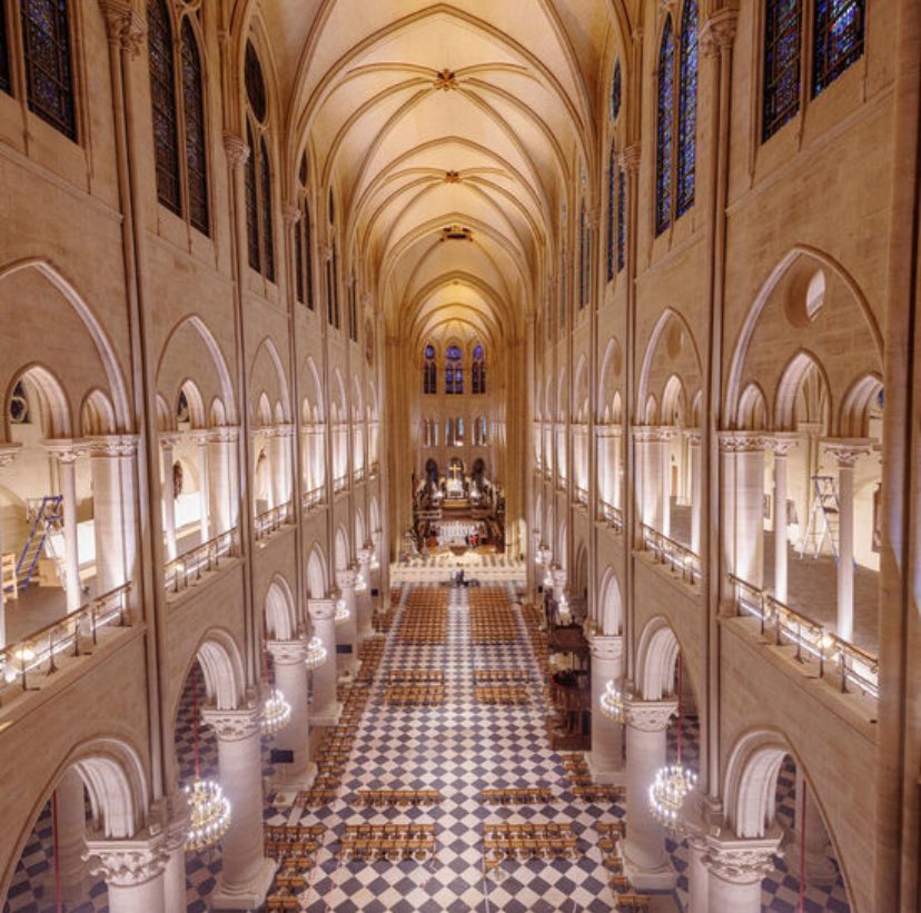 Breathtaking. The first images of the restored interior of Notre Dame cathedral

It took just five years, as Macron promised it would