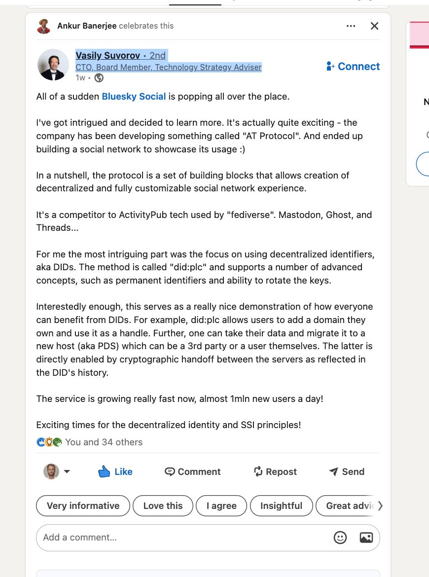 For some context on <a href="/bluesky/">Bluesky</a> and its reasoning for increasing usage.

Don't think because <a href="/elonmusk/">Elon Musk</a> tells you his platform is the best, that its your best interest to be here for "free speech"

What you want is OWNERSHIP, AND VERIFIABLE CONTENT.

I cant wait too see <a href="/ContentAuth/">Content Authenticity Initiative</a>