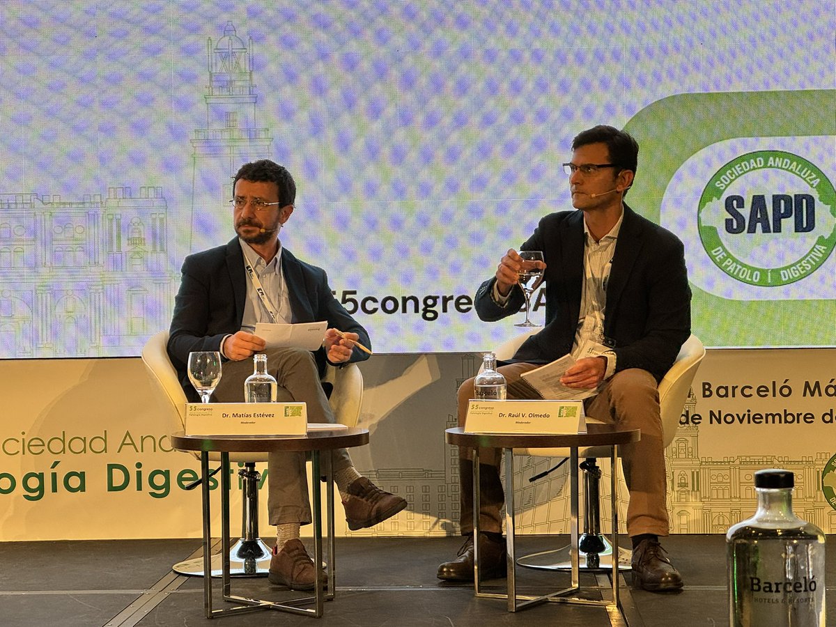 Buenos días por la mañana!!
Comenzamos la jornada con la segunda sesión plenaria de comunicaciones orales en #55congresoSAPD 

👉Moderan <a href="/CastroAlAparato/">MatiasEstEsc</a> de <a href="/TorrecardenasHU/">Hospital Universitario Torrecárdenas</a> y Dr. Raúl Olmedo de <a href="/HRegionalMalaga/">Hospital Regional Universitario Málaga</a>