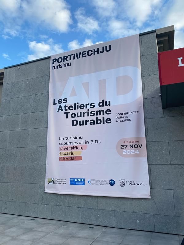GSFConcaDOru's tweet photo. Les ateliers du tourisme durable 2024

Le GSF Conca d’Oru a participé à la 4e édition des ateliers du tourisme durable le 27/11 dernier à Porto Vecchio organisée par la ville, l’office de tourisme et la communauté de communes Sud Corse. https://t.co/WuKZmcfKBJ