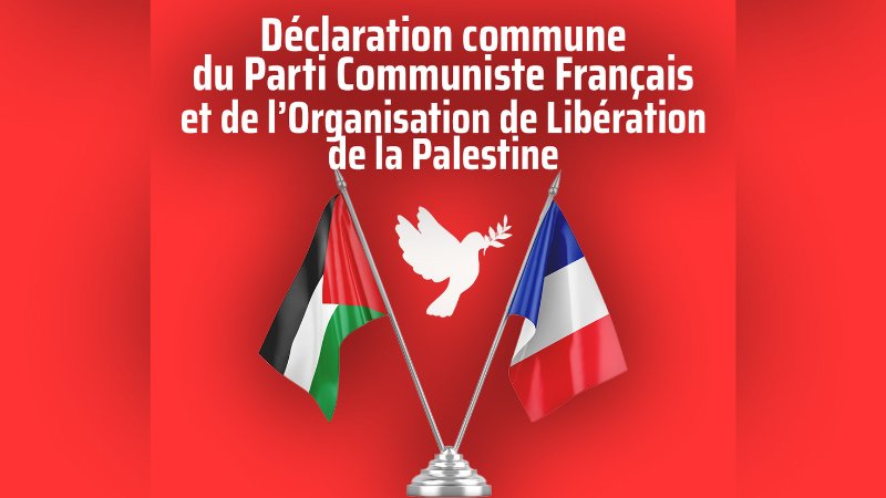 Déclaration commune du PCF et de l'OLP #Palestine
pcf.fr/declaration_co…