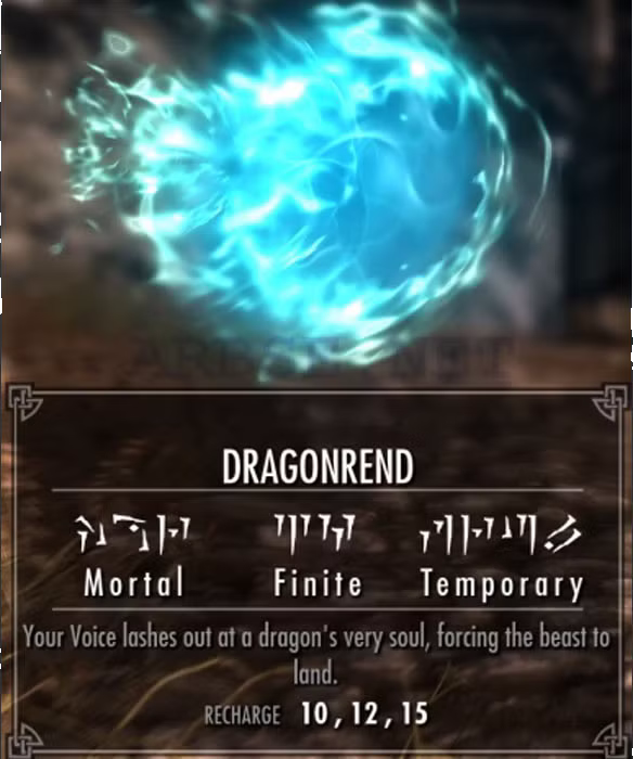 Do you ever think about the mid-point of the Skyrim main quest is about finding a lost slur developed by the ancient Nords which was so powerful and offensive that it could knock a dragon out of the sky?