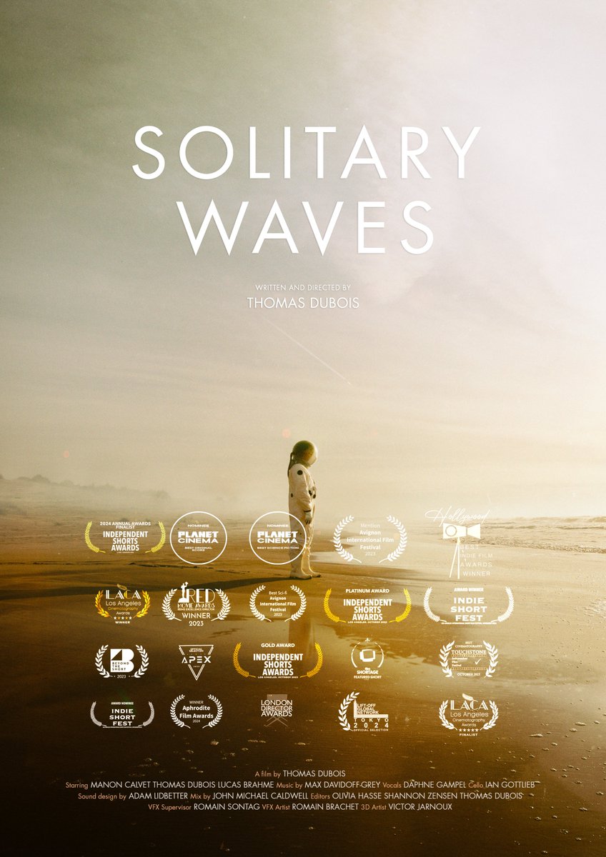 The festival run has ended for Solitary Waves. What a year it was! It was such an amazing experience to see the feedback and awards recognition we got from this little indy film made with no budget but a lot of love and passion! Once again a massive congrats to the all team.