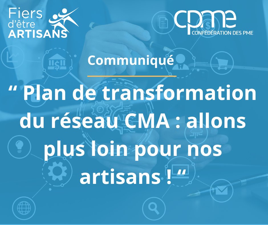 [Communiqué] Le réseau CMA est en danger et en pleine réforme, initiée depuis plus d'un an !
fiersdetreartisans.fr/actualites/id/…