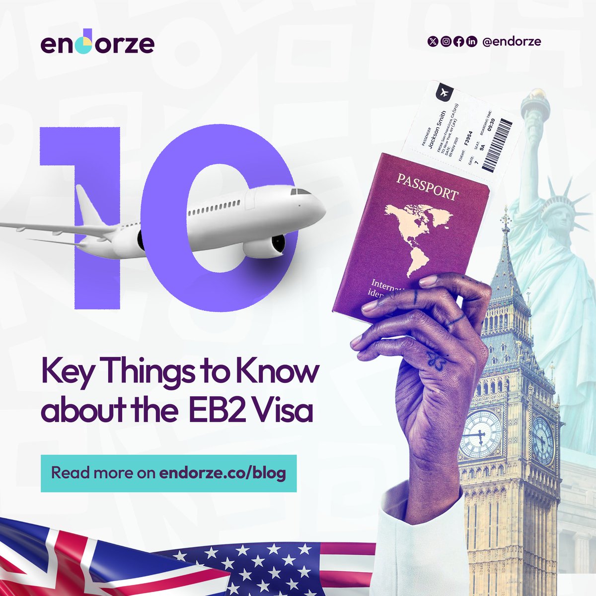 endorze_'s tweet image. Key things to know about the EB2 Visa

Read more on Endorze.co/blog

#VisaDocumentHelp
#ImmigrationAssistance
#SmoothVisaProcess
#ImmigrationSupport
#ENDORZE
#VisaApproved
#ImmigrationDocuments