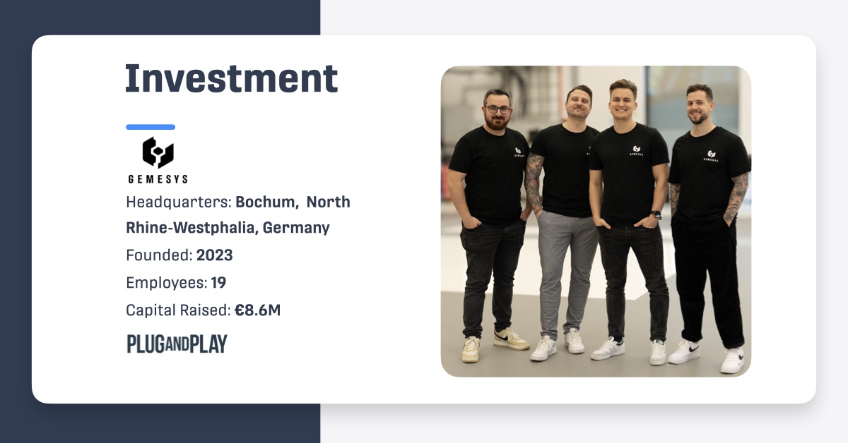 PlugandPlayTC's tweet image. Plug and Play co-invested in GEMESYS, the Germany-based startup that enables AI hardware vendors to design novel analog chips. 
👉 Read more: pnptc.in/4fVQ1WG 
#startupautobahn #PNPTC #investment #VC #gemesys #AI