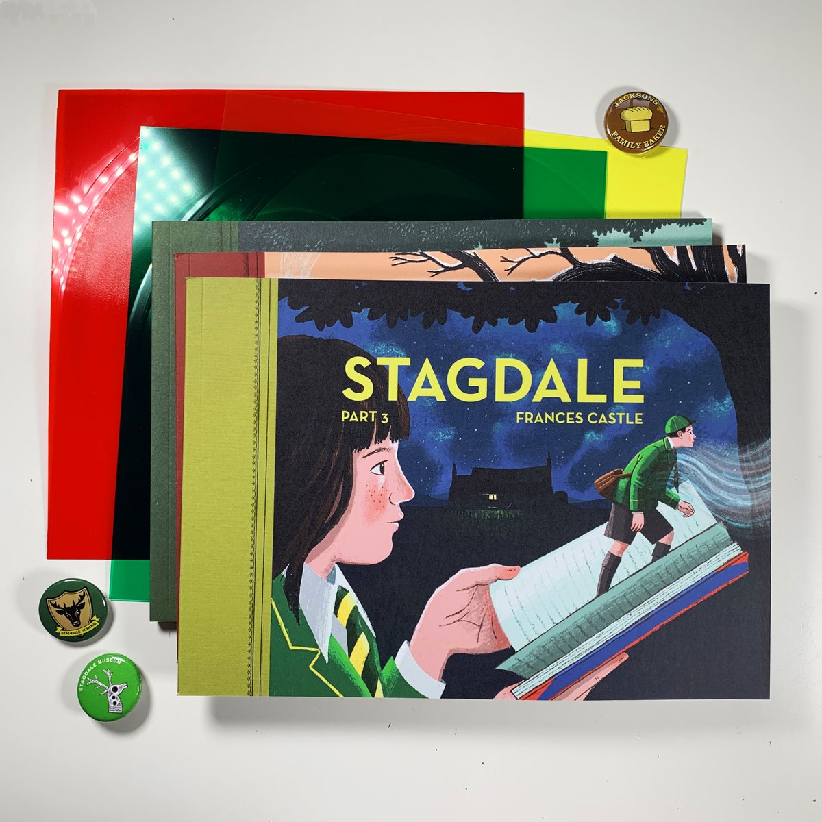 Stagale part 3 is now available to order from the Clay Pipe Greedbag shop: claypipemusic.greedbag.com There are also copies on the Hardy Tree Bandcamp: thehardytree.bandcamp.com I've done a small run of the first two books, with their flexi discs. All books now have matt covers.