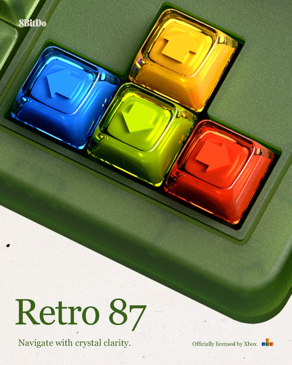 8BitDo's tweet photo. The Retro 87.
Iconic Xbox design. Reimagined for PC gaming.

Learn more:
https://t.co/uGd6xATve1

#Xbox #8BitDo https://t.co/rxcjKaNn6q
