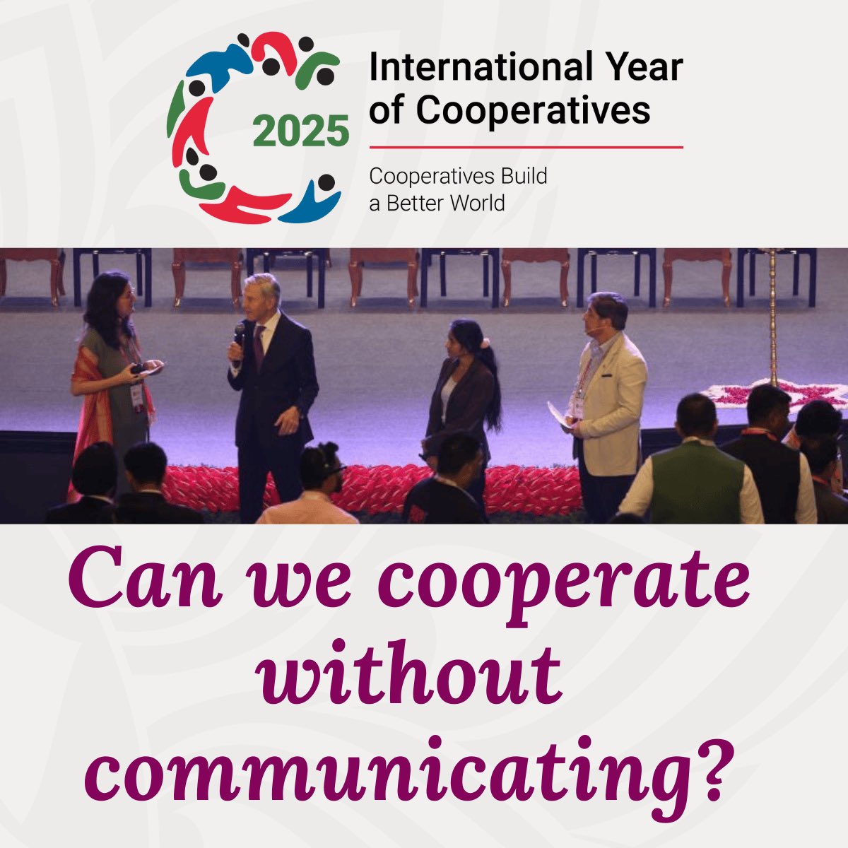 icacoop's tweet image. If cooperativism was a country, it would be as big as India. If you lined up 1.2 billion cooperators, the total length of the queue would be so long that it could circle the Earth’s equator 15 times! So why are cooperatives not better known?