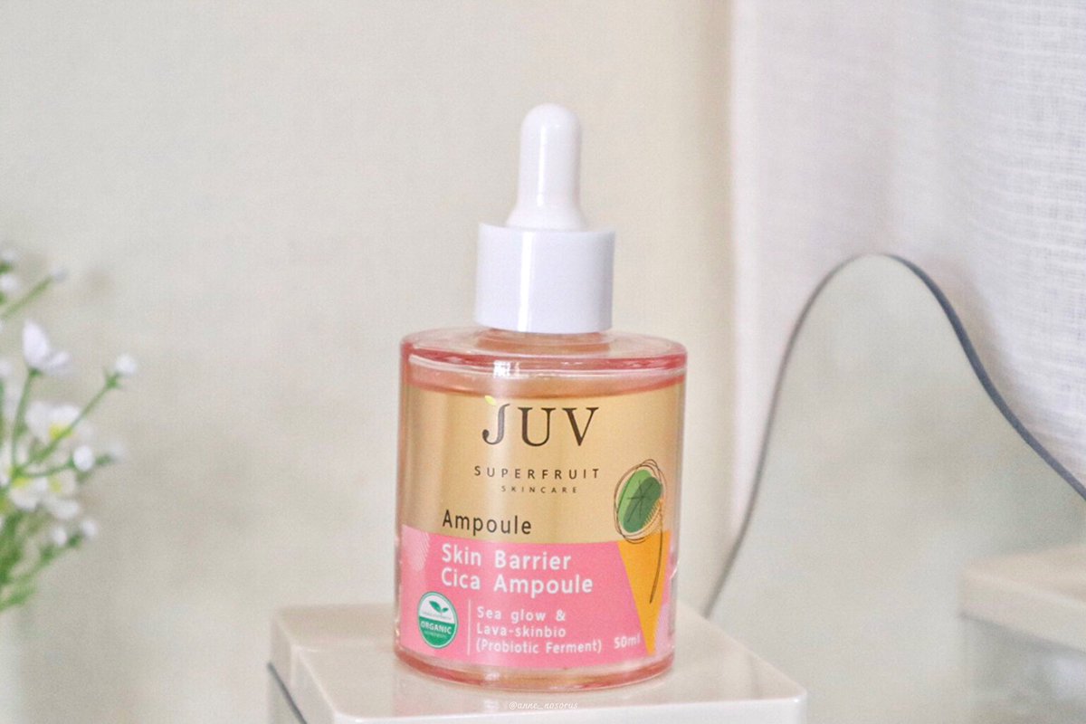เซรั่มที้ยืน1🥇เรื่องผิวแข็งแรงต้องให้CICA Ampoule ตัวนี้ช่วยเสริมเกราะป้องกันผิว ลดการอักเสบของผิว พวกรอยสิว รอยแดงก็ช่วยแล้วที่ชอบมากคืออ่อนโยน pHใกล้เคียงกับผิว ผิวแพ้ง่ายใช้ได้ไม่มีสารก่อระคายเคือง ผิวชุ่มชื้นอิ่มฟูให้แล้วรู้สึกเลยว่าผิวแข็งแรงขึ้น #JUV #จุ๊ฟซิก้าแอมพลู https://t.co/wAx4Tm0kJ6