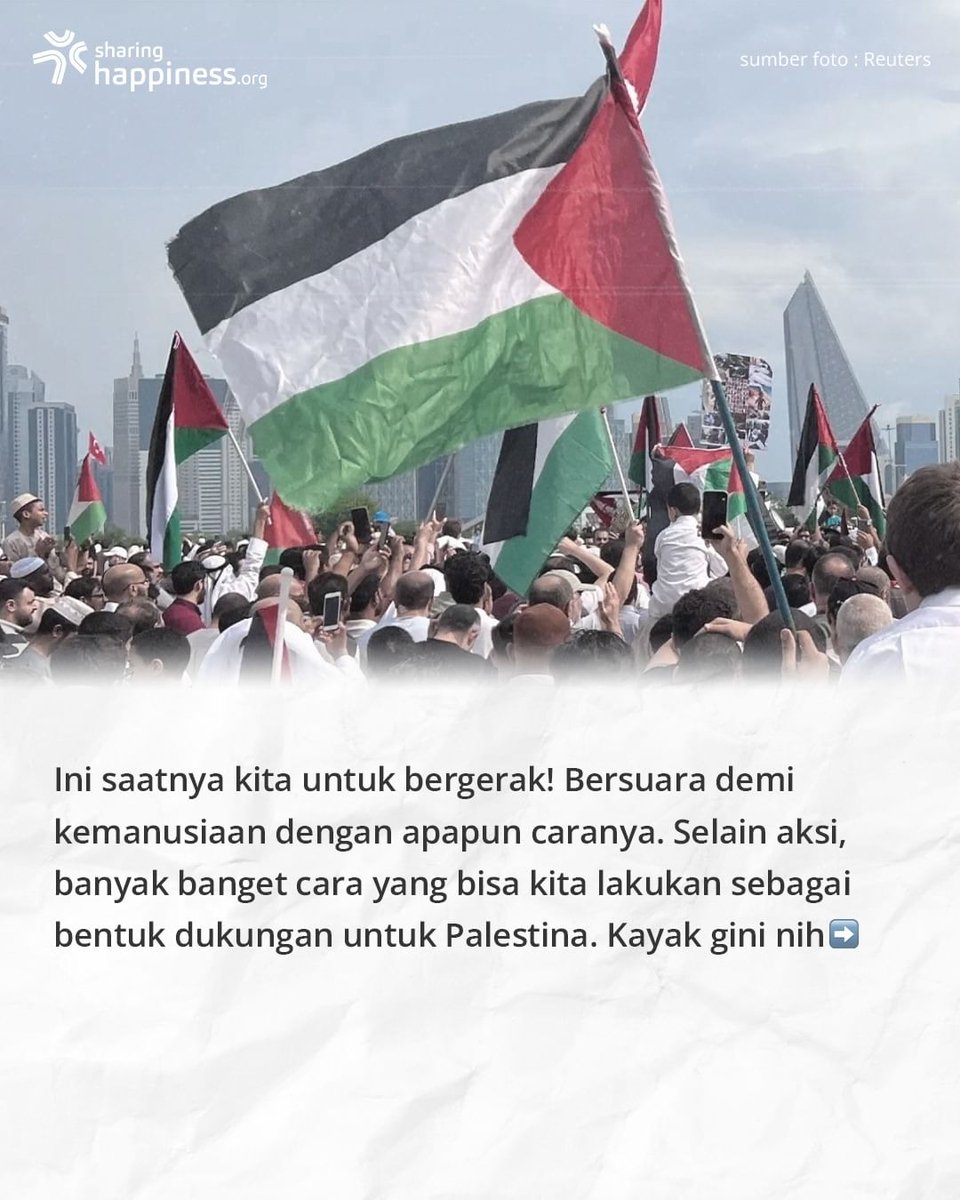 29 November: Hari Solidaritas Internasional untuk Palestina ❤️
Ya Allah, terimalah perjuangan kami untuk saudara-saudara kami di Palestina dan jadikanlah jihad kami bernilai pahala di sisi-Mu. 😭😭