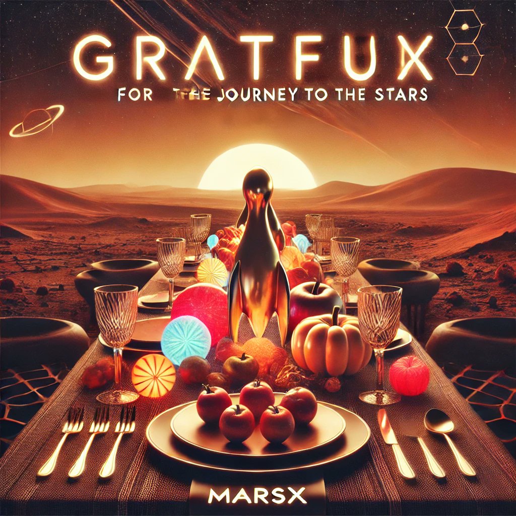 MarsXDream's tweet photo. 🌌 Grateful for the Journey to the Stars 🌌

Happy Thanksgiving from MarsX! 🦃🌕

#MarsX #Thanksgiving #Grateful #InterplanetaryDream https://t.co/ocoyKj4Mvi