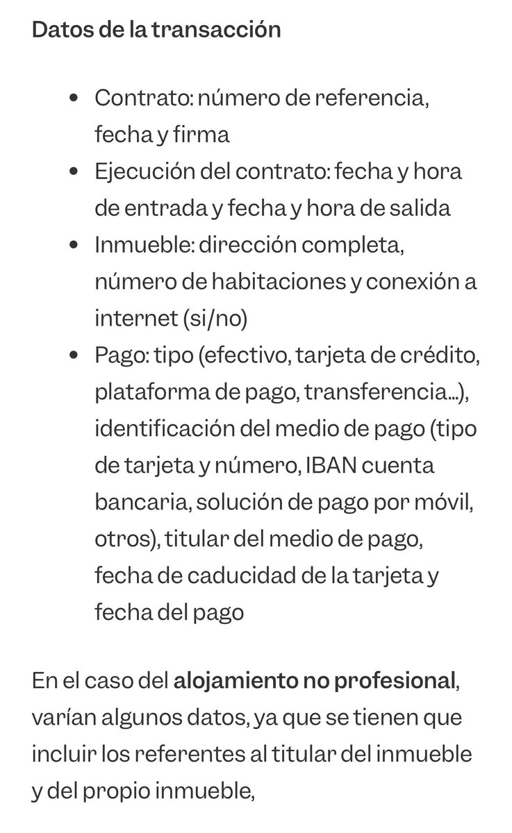 vidasdesegunda's tweet image. ‼️URGENTE: A partir del 2 de dic. EL GOBIERNO pedirá a las Agencias de Viajes, Hoteles y Alquiler de Coches 40 datos de SUS CLIENTES, lo cual viola LA LEY DE PROTECCIÓN DE DATOS EUROPEA.

QUIEREN CONTROLARNOS COMO SI FUÉSEMOS GANADO

hosteltur.com/167009_registr…

@navedelmisterio