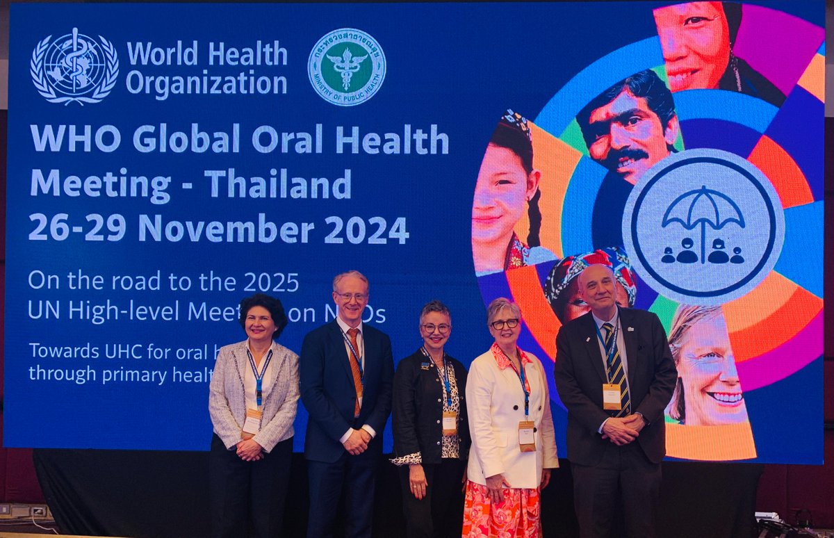 Another Day, Another Side Event! 🇹🇭✨

🌞 We were honoured to be present at the "The WHO Action Plan: A collaborative response from oral health professionals education associations" event, organised by <a href="/ADEEorg/">ADEE.org</a>. 

The discussions reinforced key priorities from the WHO Global