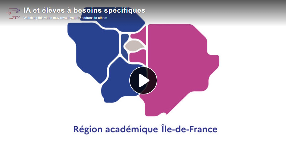 "Réflexions croisées sur l’accompagnement des usages avec l’IA" par la DRANE Île-de-France, enregistrements réalisés lors du salon Éducatech, le jeudi 14 novembre 2024.
dane.ac-creteil.fr/?accompagner_u…