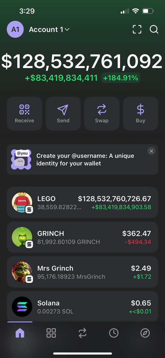 PoppyCrypto88's tweet photo. Hello X. Just work up at 3:30am randomly. Checked to see where my $Grinch was at and turns out the $20 I put into $LEGO just changed my life… #crypto #memecoin #MemeCoinSeason #HappyThanksgiving https://t.co/oImeCOkMkT