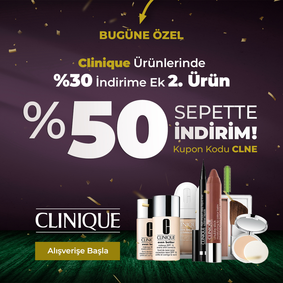 ✨✨sachane.com'da Bugüne Özel ✨✨

Clinique ürünlerinde %30 indirime ek 2.ürün sepette %50 indirimli!

sachane.com/clinique-urunl…