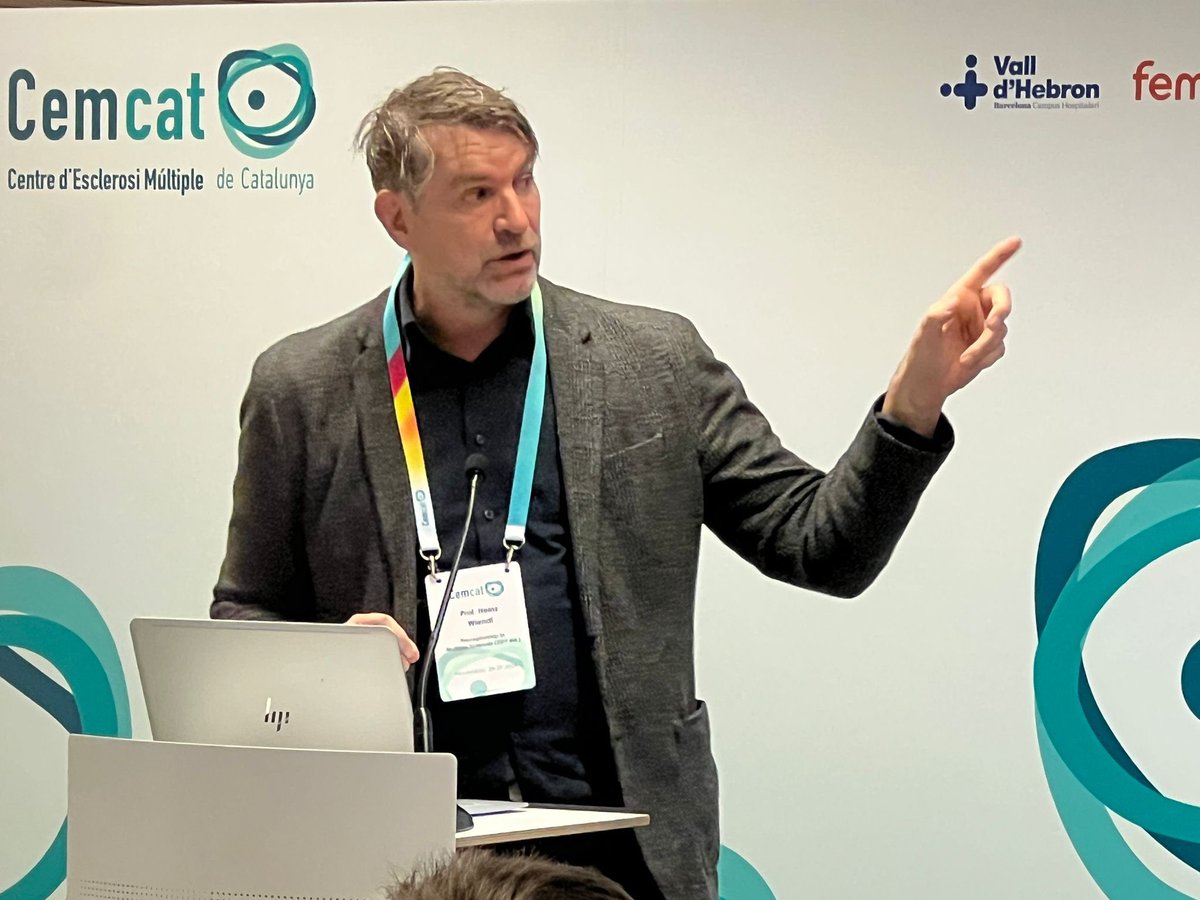 cemcat_em's tweet photo. ✨ Thank you to all participants for joining us on an incredible first day of the #MSPreceptorship! 🙌 Your enthusiasm and involvement were key to its success. 

📢 We’re kicking off Day 2 with an unmissable session on neuromyelitis optica, starting with by Prof. Friedemann Paul. 🧠💡

Don’t miss it! 👀 #MS #Neurology